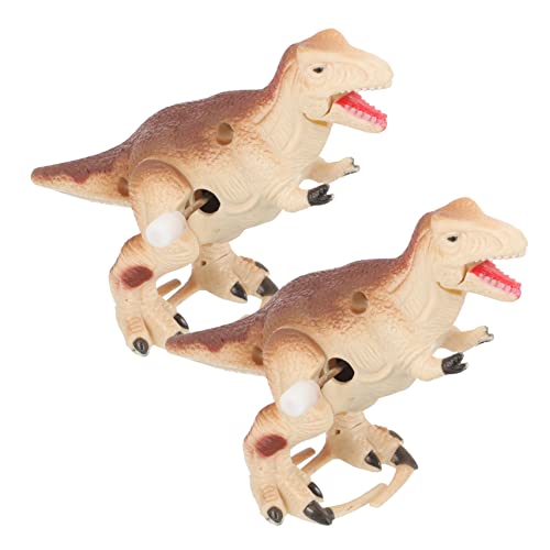 YARNOW 2 Stück Uhrwerk-Dinosaurier- Kinderspielzeug Dinosaurierfiguren Für Einkaufen Dinosaurierspielzeug Uhrwerk-dinosaurierspielzeug Plastik von YARNOW