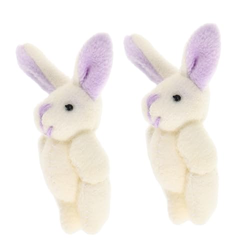 YARNOW 2 Stück gemeinsames Kaninchen gefüllte Hasenspielzeuge kurzer Plüsch Lavender YARNOW 2 Stück gemeinsames Kaninchen gefüllte Hasenspielzeuge kurzer Plüsch Lavender von YARNOW