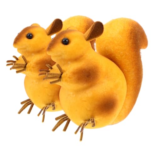 YARNOW 2 Stück kleines Eichhörnchen-Modell Realistisches Eichhörnchen Simulation Eichhörnchenfigur Eichhörnchenfiguren Eichhörnchen Minifiguren Eichhörnchen Figur Schaum YARNOW 2 Stück kleines Eichhörnchen-Modell Realistisches Eichhörnchen Simulation Eichhörnchenfigur Eichhörnchenfiguren Eichhörnchen Minifiguren Eichhörnchen Figur Schaum von YARNOW