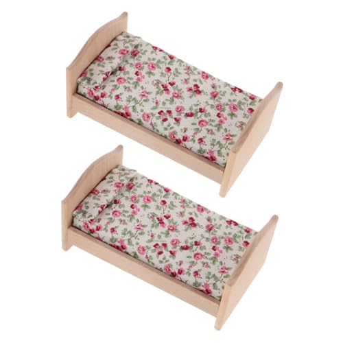 YARNOW 2 Stücke Puppenhaus Kinderzimmer Zubehör Realistische Miniaturmöbel für Kreative DIY Projekte von YARNOW