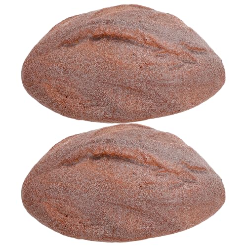 YARNOW 2-teiliges Simulationsbrotmodell: Lebensechtes gefälschtes französisches Brot – realistisches künstliches Lebensmittel – realistische französische Laibbäckerei-Requisite für die von YARNOW