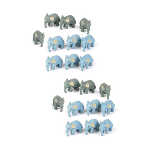 YARNOW 20 Stck. Mini Elefant Deko Teiliges Mikro Landschaftsornament aus Resin für Puppenhäuser und Garten Zufällige Farben für Kreative Dekorationen Zufällige Farbe YARNOW 20 Stck. Mini Elefant Deko Teiliges Mikro Landschaftsornament aus Resin für Puppenhäuser und Garten Zufällige Farben für Kreative Dekorationen Zufällige Farbe von YARNOW