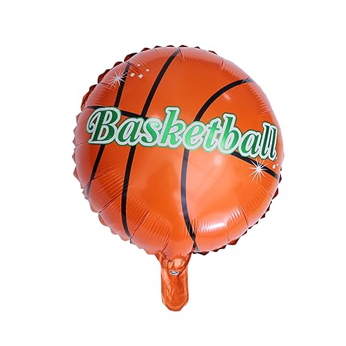 YARNOW 20 Stück Basketball Luftballons Aluminiumfolie Sport Themenparty Deko für Geburtstagsfeier ohne Bänder Bunte Ballons für Kreative Dekoration YARNOW 20 Stück Basketball Luftballons Aluminiumfolie Sport Themenparty Deko für Geburtstagsfeier ohne Bänder Bunte Ballons für Kreative Dekoration von YARNOW