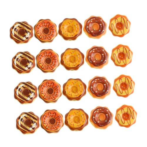 YARNOW 20 Stück Donut- Mini-Donuts Puppenhaus-Donuts gefälschte Lebensmittelverzierung Donut-Modell- Fake-Donut-Ornament Miniatur-Food-Modell Mini-Essen Harz YARNOW 20 Stück Donut- Mini-Donuts Puppenhaus-Donuts gefälschte Lebensmittelverzierung Donut-Modell- Fake-Donut-Ornament Miniatur-Food-Modell Mini-Essen Harz von YARNOW