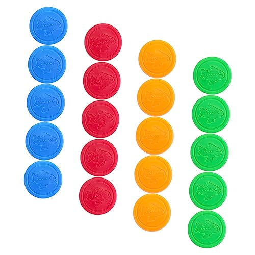YARNOW 20 Stück Flugschach Zubehör Bunte Flugzeugmuster Spielsteine für Erwachsene Durchmesser für Unterhaltsame Brettspiele Intelligenz und YARNOW 20 Stück Flugschach Zubehör Bunte Flugzeugmuster Spielsteine für Erwachsene Durchmesser für Unterhaltsame Brettspiele Intelligenz und von YARNOW