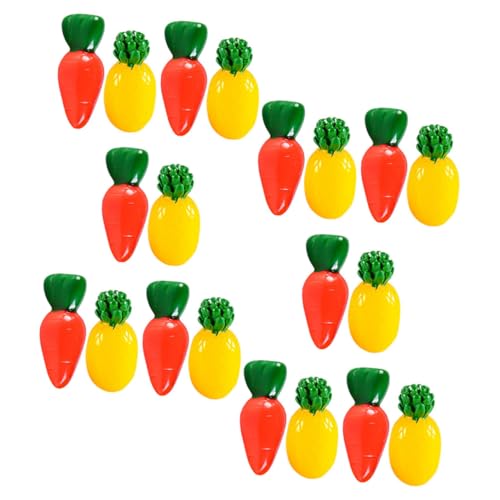 YARNOW 20 Stück Gemüse Teiliges Künstliches Dekorationszubehör für Puppenhäuser Realistische Karotten und Ananas für Wohnungen und Fotorequisiten YARNOW 20 Stück Gemüse Teiliges Künstliches Dekorationszubehör für Puppenhäuser Realistische Karotten und Ananas für Wohnungen und Fotorequisiten von YARNOW