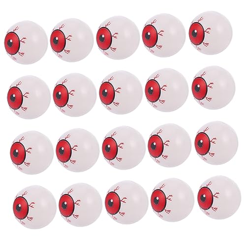 YARNOW 20 Stück Gruselige Halloween Augen Realistisch Blutige Kunststoff Augäpfel Ungiftig für Partydeko und Horror Requisiten Kinderfreundlich Lebendige Farben YARNOW 20 Stück Gruselige Halloween Augen Realistisch Blutige Kunststoff Augäpfel Ungiftig für Partydeko und Horror Requisiten Kinderfreundlich Lebendige Farben von YARNOW