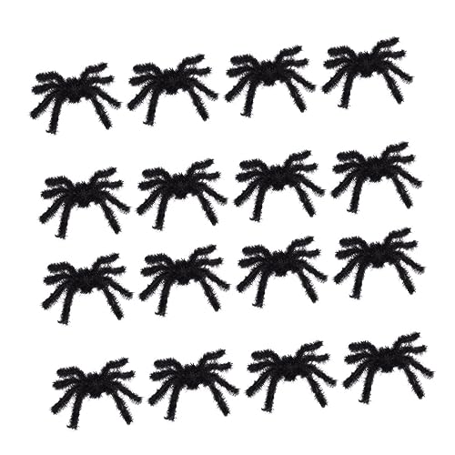 YARNOW 20 Stück Halloween Deko Spinne Plüschhaar Realistische Kunststoff Spinnen Requisiten für Gruselige Festival Cosplay und Haunted House Party Dekoration Schwarz YARNOW 20 Stück Halloween Deko Spinne Plüschhaar Realistische Kunststoff Spinnen Requisiten für Gruselige Festival Cosplay und Haunted House Party Dekoration Schwarz von YARNOW