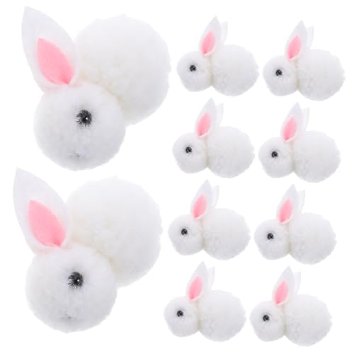 YARNOW 20 Stück Hase Stoffhase Kaninchenplüschmasse Hase aus Wollfilz Mini-Filzhase Mini-Kaninchen kleine Hasen-Anhänger Haarreifen-Kaninchen-Dekore Kaninchen-Anhänger Hasenfiguren Weiß YARNOW 20 Stück Hase Stoffhase Kaninchenplüschmasse Hase aus Wollfilz Mini-Filzhase Mini-Kaninchen kleine Hasen-Anhänger Haarreifen-Kaninchen-Dekore Kaninchen-Anhänger Hasenfiguren Weiß von YARNOW