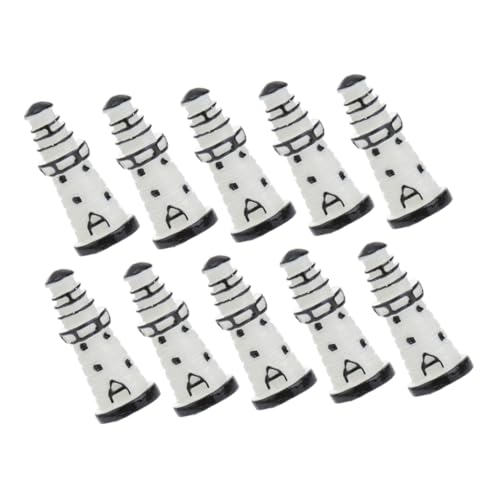 YARNOW 20 Stück Mikro-Landschafts-Leuchtturm-Ornamente Mini-Leuchtturm- Leuchtturmfiguren für Aquarium Mini-Leuchtturm-Masse Leuchtturm Aquarium Miniatur-Leuchtturm Naturharz von YARNOW