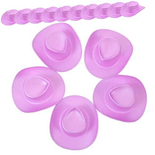 YARNOW 20 Stück Mini-Cowboyhut Cowgirl-Hüte für Damen Puppenhüte Mini-Westernkappen Party Weiß Kleine Hüte zum Selbermachen Miniaturhüte basteln Mini-Hüte Plastik Violett YARNOW 20 Stück Mini-Cowboyhut Cowgirl-Hüte für Damen Puppenhüte Mini-Westernkappen Party Weiß Kleine Hüte zum Selbermachen Miniaturhüte basteln Mini-Hüte Plastik Violett von YARNOW