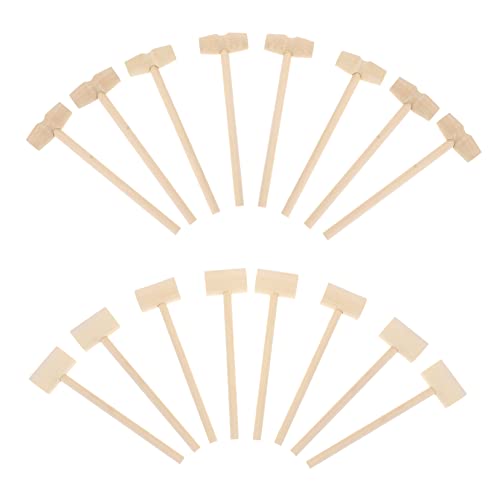 YARNOW 20 Stück Mini Holzhammer für Lustige Hämmer für Zerschlagen von Goldenen Eiern für Kreative Aktivitäten und Geschicklichkeitstraining YARNOW 20 Stück Mini Holzhammer für Lustige Hämmer für Zerschlagen von Goldenen Eiern für Kreative Aktivitäten und Geschicklichkeitstraining von YARNOW