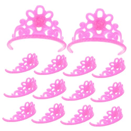 YARNOW 20 Stück Mini Queen Crown Hair Accessoires Mini-Krone Minikronen zum Basteln winzige Krone Puppenkrone Plastik Rosa YARNOW 20 Stück Mini Queen Crown Hair Accessoires Mini-Krone Minikronen zum Basteln winzige Krone Puppenkrone Plastik Rosa von YARNOW