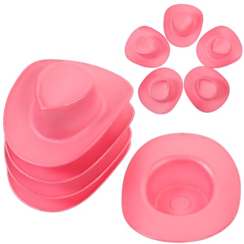YARNOW 20 Stück Mini-cowboyhut Kuhmädchenhut Mini-westernkappen Miniatur-puppenhüte Kleine Cowboyhüte Cowgirlhut Frauen Hüte Für Frauen Cowboyhut Für Rosa Plastik YARNOW 20 Stück Mini-cowboyhut Kuhmädchenhut Mini-westernkappen Miniatur-puppenhüte Kleine Cowboyhüte Cowgirlhut Frauen Hüte Für Frauen Cowboyhut Für Rosa Plastik von YARNOW