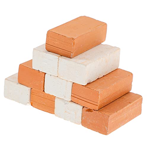 YARNOW 20 Stück Miniatur Ziegelmodelle für DIY Simulation Ziegelsteine Rot und Weiß für Modelleisenbahn Architektur und Sandtischgestaltung YARNOW 20 Stück Miniatur Ziegelmodelle für DIY Simulation Ziegelsteine Rot und Weiß für Modelleisenbahn Architektur und Sandtischgestaltung von YARNOW