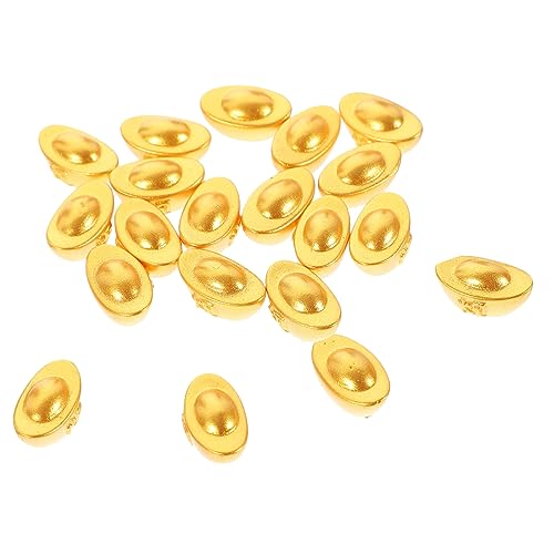 YARNOW 20 Stück Ornamente Für Die Dekoration Winzig Miniatur Realistisch Puppenhausmöbel Vermögen Zubehör Für Puppenhäuser Barren Szene Handwerkliche Dekoration Golden Harz YARNOW 20 Stück Ornamente Für Die Dekoration Winzig Miniatur Realistisch Puppenhausmöbel Vermögen Zubehör Für Puppenhäuser Barren Szene Handwerkliche Dekoration Golden Harz von YARNOW