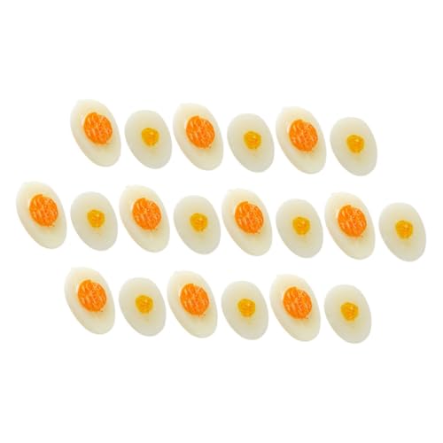 YARNOW 20 Stück Puppenhaus Ornamente Mini Mini Miniatur Eier DIY Bastelspielzeug Miniatur Ei Modell Ornament Mini Halb Ei Modell Mini Ei Künstliches Ei DIY Ei YARNOW 20 Stück Puppenhaus Ornamente Mini Mini Miniatur Eier DIY Bastelspielzeug Miniatur Ei Modell Ornament Mini Halb Ei Modell Mini Ei Künstliches Ei DIY Ei von YARNOW