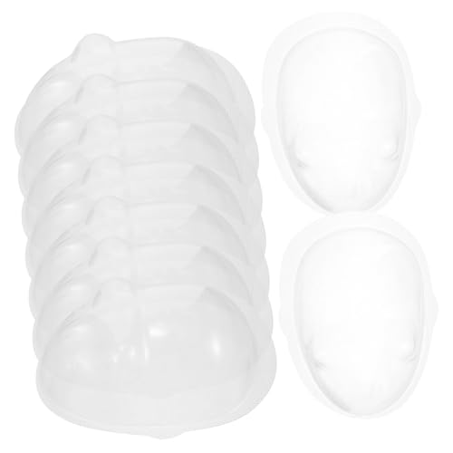 YARNOW 20 Stück Puppenmaske Gesicht Mini Masken Displayabdeckung Bastelzubehör selber Machen Spielzeugmaske Puppen basteln Puppe DIY Maske Puppenorganisator Plastik von YARNOW