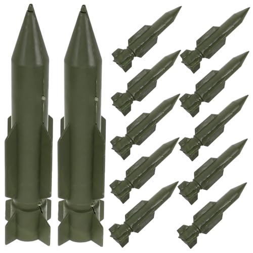 YARNOW 20 Stück Raketenmodell Raketenspielzeug Raumschiff Raketenwerfer für Astronauten-Starterkit kleine Kerle vor, Spiel zu Raketenbausatz Plastik Green YARNOW 20 Stück Raketenmodell Raketenspielzeug Raumschiff Raketenwerfer für Astronauten-Starterkit kleine Kerle vor, Spiel zu Raketenbausatz Plastik Green von YARNOW
