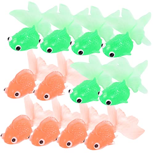 YARNOW 20 Stück Simulation Weicher Simulation Gefälschte Fischverzierung -Ornament Aquariendekoration Schwimmender Falscher von YARNOW