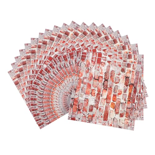 YARNOW 20 Stück Simulierte Retro -Fliesen -wandaufkleber Miniatur Wände Schälen Puppe Klein Vinyl Abziehbilder Mini House Decor Mini-tapete Zum Abziehen Und Aufkleben PVC YARNOW 20 Stück Simulierte Retro -Fliesen -wandaufkleber Miniatur Wände Schälen Puppe Klein Vinyl Abziehbilder Mini House Decor Mini-tapete Zum Abziehen Und Aufkleben PVC von YARNOW