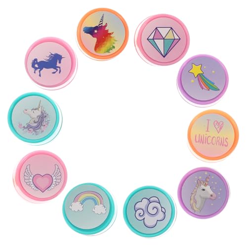 YARNOW 20 Stück Stempel Set Teiliges Cartoon Einhorn Stempelspielzeug für Partys Basteln und Unterricht für Kindergeburtstage und YARNOW 20 Stück Stempel Set Teiliges Cartoon Einhorn Stempelspielzeug für Partys Basteln und Unterricht für Kindergeburtstage und von YARNOW