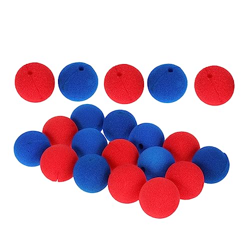 YARNOW 20 Stück Teiliges Clown Nasen Durchmesser Weiche Clownsnasen Rot und Blau Leichte Partyrequisiten für Karneval Cosplay und Maskerade Komfortabel und Langlebig YARNOW 20 Stück Teiliges Clown Nasen Durchmesser Weiche Clownsnasen Rot und Blau Leichte Partyrequisiten für Karneval Cosplay und Maskerade Komfortabel und Langlebig von YARNOW