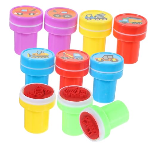 YARNOW 20 Stück Teiliges Konstruktionstrucks Stempel für Kreative Stempel für Partydekoration und Belohnung für Klassenzimmer Verbessert Feinmotorik und Koordination YARNOW 20 Stück Teiliges Konstruktionstrucks Stempel für Kreative Stempel für Partydekoration und Belohnung für Klassenzimmer Verbessert Feinmotorik und Koordination von YARNOW