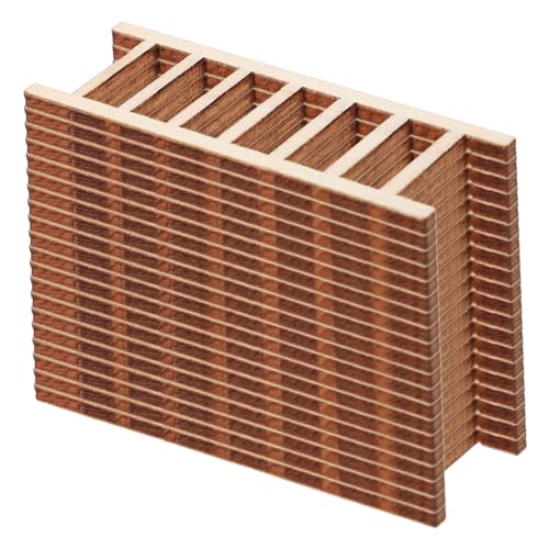 YARNOW 20 Stück Teiliges Mini Holzleiter Realistische Kleine Holztreppe für Puppenhaus Dekoration Vielseitig Einsetzbar für DIY Mikrolandschaften Feengarten und Sukkulentenarrangements von YARNOW