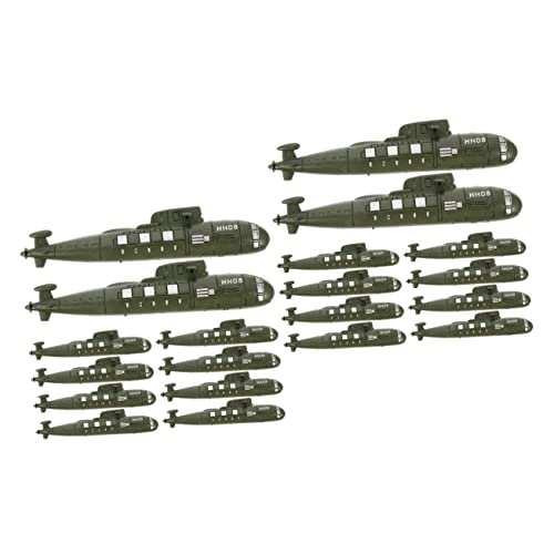 YARNOW 20 Stück Teiliges Miniatur Submarine Modell Realistische Dekoration für Sandtisch Landschaften Detailgetreue Spielzeugmodelle für Sammler von YARNOW