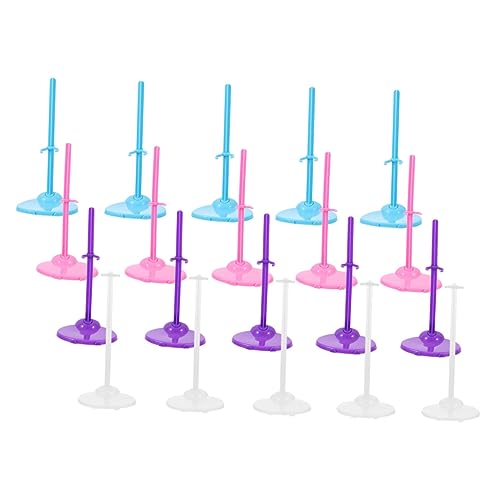 YARNOW 20 Stück Teiliges Puppenständer Verstellbar mit Stabilem Halter für Puppen Bunte Aufsteller in Blau und Transparent zur Sicheren Präsentation und Organisation von Sammlerpuppen YARNOW 20 Stück Teiliges Puppenständer Verstellbar mit Stabilem Halter für Puppen Bunte Aufsteller in Blau und Transparent zur Sicheren Präsentation und Organisation von Sammlerpuppen von YARNOW