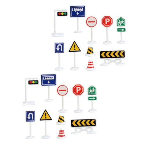 YARNOW 20 Stück Teiliges Verkehrszeichen Spielzeugset für Realistische Mini Straßenschilder zur Verkehrserziehung Spielzeuge für Jungen und Kreative Rollenspiele und Lernspiele YARNOW 20 Stück Teiliges Verkehrszeichen Spielzeugset für Realistische Mini Straßenschilder zur Verkehrserziehung Spielzeuge für Jungen und Kreative Rollenspiele und Lernspiele von YARNOW