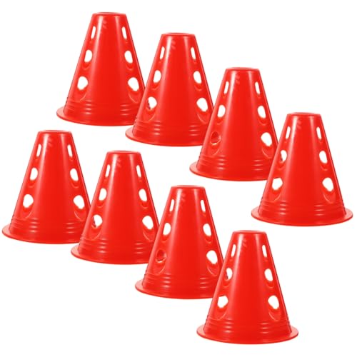 YARNOW 20 Stück Trainingskegel mit Löchern Stabile Markierungskegel für Rollschuh Training für Agility Übungen und Sportaktivitäten Windfestes Design Leuchtende Farben YARNOW 20 Stück Trainingskegel mit Löchern Stabile Markierungskegel für Rollschuh Training für Agility Übungen und Sportaktivitäten Windfestes Design Leuchtende Farben von YARNOW