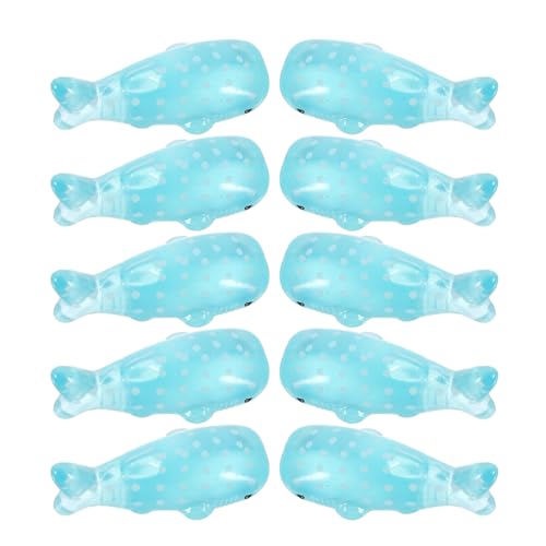 YARNOW 20 Stück Transparente Fischornamente klein Aquarium Dekoration kinderspielzeug Tierfiguren aus Kunstharz Tierfigur-Sammlung Hai-Modelle winziger Harzhai winzige Haifiguren von YARNOW