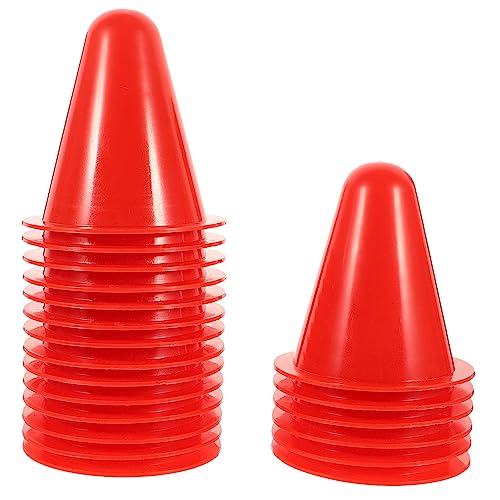 YARNOW 20 Stück Verkehrshütchen Markierungs für Rollschuhlaufen Sporttraining Outdoor Aktivitäten Stabile Kunststoff Hindernisse für Agility Übungen und Mehr YARNOW 20 Stück Verkehrshütchen Markierungs für Rollschuhlaufen Sporttraining Outdoor Aktivitäten Stabile Kunststoff Hindernisse für Agility Übungen und Mehr von YARNOW