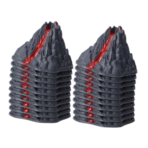 YARNOW 20 Stück Vulkan-Lava- Dekorationen Für Ausbrechen Mini Klein Landschaftsbau Lernspielzeug Vulkan Vulkanmodell Gefälscht Vulkan Figur Vulkan-simulationsfigur Plastik Grau YARNOW 20 Stück Vulkan-Lava- Dekorationen Für Ausbrechen Mini Klein Landschaftsbau Lernspielzeug Vulkan Vulkanmodell Gefälscht Vulkan Figur Vulkan-simulationsfigur Plastik Grau von YARNOW