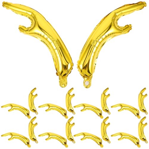 YARNOW 20 Stück Weihnachts-Folienballons mit Hirschhorn und Rentier-Party-Ornament, Aluminiumfolienballon für festliche Feiertagsdekoration und zur Förderung der Fantasie von Kindern von YARNOW
