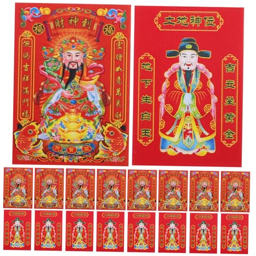 YARNOW 20 Stück des Vermögensmodells deko vietnamesischer Kalender Vietnamesischer Tageskalender Chinesischer Neujahrs-Tischkalender chinesischer Kalender Papier YARNOW 20 Stück des Vermögensmodells deko vietnamesischer Kalender Vietnamesischer Tageskalender Chinesischer Neujahrs-Tischkalender chinesischer Kalender Papier von YARNOW