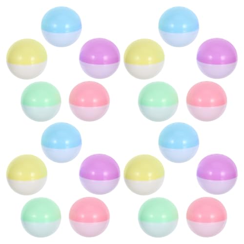 YARNOW 20 Stück leere Kapseln für Verkaufsautomaten: Leere, runde Plastikkugeln in Macaron-Farbe für Heimwerker, Bastelarbeiten, Partygeschenke und Verkaufsautomaten. YARNOW 20 Stück leere Kapseln für Verkaufsautomaten: Leere, runde Plastikkugeln in Macaron-Farbe für Heimwerker, Bastelarbeiten, Partygeschenke und Verkaufsautomaten. von YARNOW