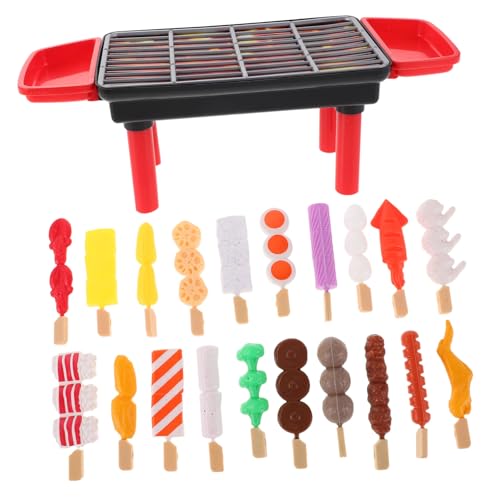 YARNOW 20-teiliges BBQ-Grill-spielset: Kinder-spielküchen-spielzeugset, Realistisches Lebensmittelzubehör, Rauch, Geräusche Und Licht, Kochspiel Im Freien YARNOW 20-teiliges BBQ-Grill-spielset: Kinder-spielküchen-spielzeugset, Realistisches Lebensmittelzubehör, Rauch, Geräusche Und Licht, Kochspiel Im Freien von YARNOW