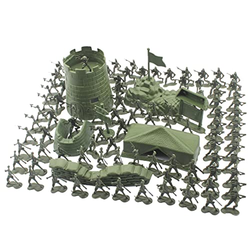 YARNOW 200 Stück Mini Soldaten Spielzeugset Plastiksoldaten Figuren Zubehör für Dekoration und Rollenspiele Rot Grün YARNOW 200 Stück Mini Soldaten Spielzeugset Plastiksoldaten Figuren Zubehör für Dekoration und Rollenspiele Rot Grün von YARNOW
