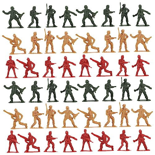 YARNOW 200 Stück Soldatenfiguren Militärspielzeug für Kreative Spiele Deko und Schulprojekte Große Kunststofffiguren YARNOW 200 Stück Soldatenfiguren Militärspielzeug für Kreative Spiele Deko und Schulprojekte Große Kunststofffiguren von YARNOW