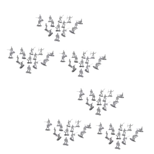 YARNOW 200 Stück Teiliges Militärsoldaten Spielfiguren aus Kunststoff Statische Soldaten Modelle mit Beweglichen Kindgerechtes Militärspielzeug für Kinderpartys und Zufällige Farbe von YARNOW