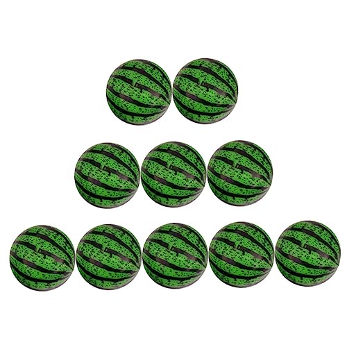 YARNOW 20Stücke Bouncy Balls Mit Wassermelonen Muster Kreative Sprungbälle Für Partygeschenke Outdoor Spiele Und Freizeitaktivitäten Umweltfreundliches Material von YARNOW