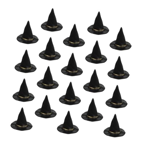 YARNOW 20Stücke Hexenhüte aus Sicherem Kleine Zauberhüte für DIY Bastelarbeiten Realistische Halloween Dekoration für Partys und Puppenhäuser YARNOW 20Stücke Hexenhüte aus Sicherem Kleine Zauberhüte für DIY Bastelarbeiten Realistische Halloween Dekoration für Partys und Puppenhäuser von YARNOW