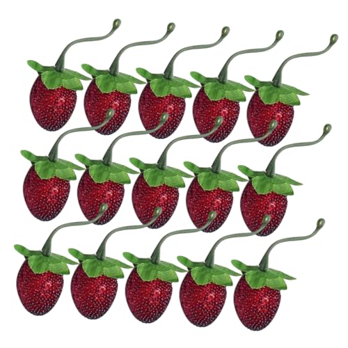YARNOW 20Stücke Künstliche Erdbeeren Realistische Simulation Früchte für Heimdekoration Partybedarf und Kreative DIY Projekte für Stilvolle Arrangements und Ausstellungen YARNOW 20Stücke Künstliche Erdbeeren Realistische Simulation Früchte für Heimdekoration Partybedarf und Kreative DIY Projekte für Stilvolle Arrangements und Ausstellungen von YARNOW