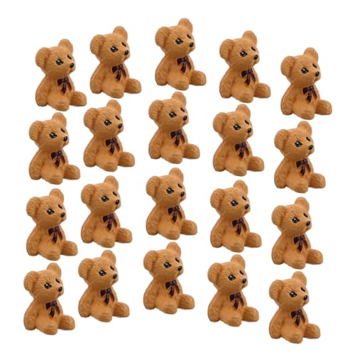 YARNOW 20Stücke Mini Harzbären Figuren Niedliche Kleine für DIY Projekte Dekorationen und Miniaturspielzeug für Mooslandschaften und Puppenhäuser Cardigan Farbe YARNOW 20Stücke Mini Harzbären Figuren Niedliche Kleine für DIY Projekte Dekorationen und Miniaturspielzeug für Mooslandschaften und Puppenhäuser Cardigan Farbe von YARNOW