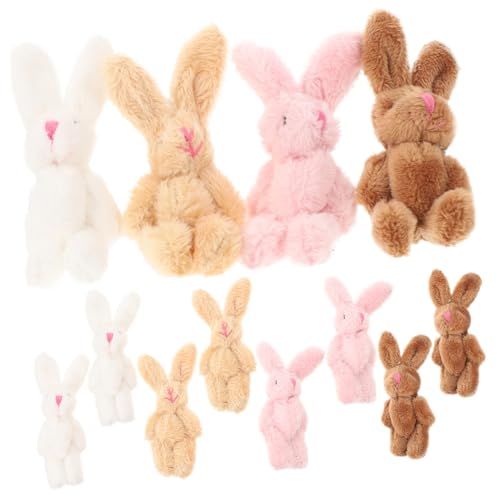 YARNOW 20Stücke Teiliges Kaninchen Plüschspielzeug DIY Stofftier Deko Für Kinderzimmer Mit Lanyard Für Einfache Handhabung Hasendekoration YARNOW 20Stücke Teiliges Kaninchen Plüschspielzeug DIY Stofftier Deko Für Kinderzimmer Mit Lanyard Für Einfache Handhabung Hasendekoration von YARNOW
