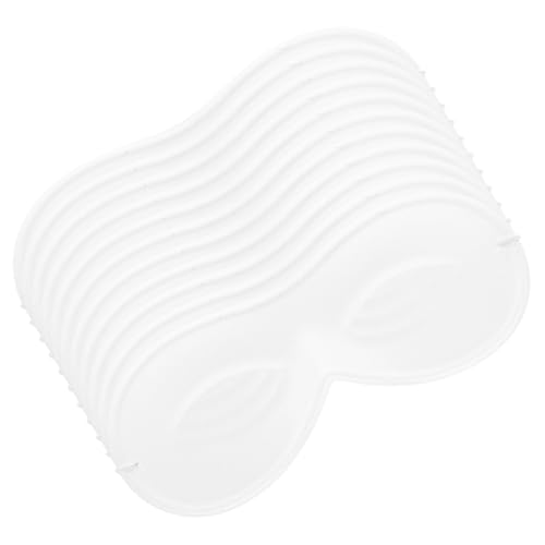 YARNOW 20pcs DIY Halbgesicht Maskerade Maske DIY Hand Bemalte Pvc -flockenmasken Für Kinder Weiche Und Komfortable Karneval Halloween Party Dekorationen Steigerung Der Kreativität von YARNOW