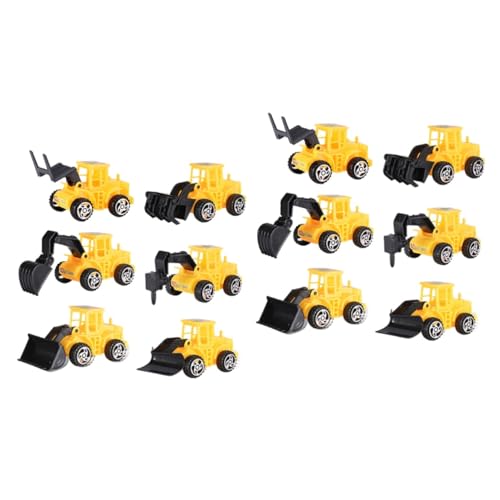 YARNOW 24 Stck Teiliges Bagger Kuchen Lkw Bunte Kuchen Topper Vielseitig für Themenpartys Essbare Tortendeko für Jungen und Mädchen Geburtstag von YARNOW